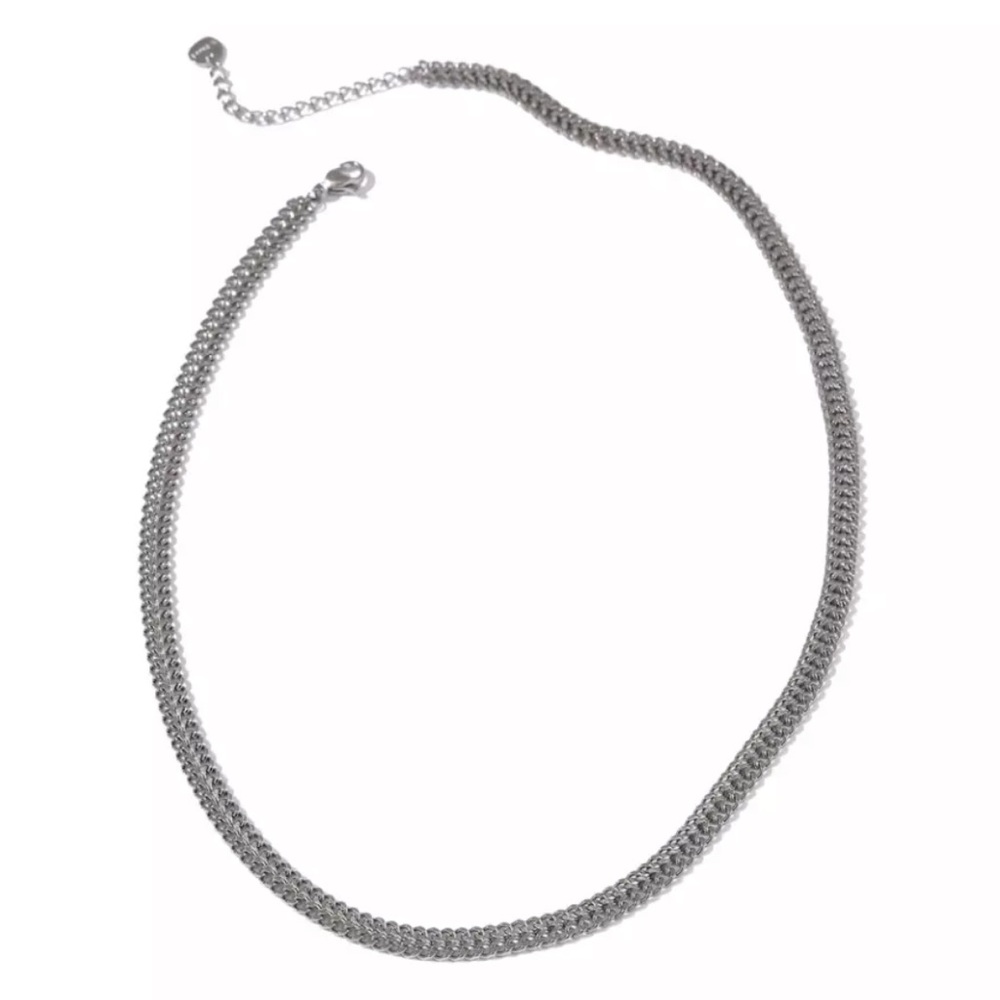 Double layer chain necklace - Picture 3 of 4